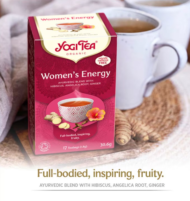 Yogi Tea Βιολογικό Τσάι Women's Energy 17 Φακελάκια